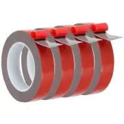 Double Sided Adhesive Tape, 4Pcs 1 Inch x 16FT Waterproof Mounting Foam Tape