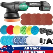 New BATOCA Cordless Dual Action Polishing Machine Car Buffer Polisher Kits 6"Pad
