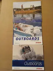 3 2019 2021 YAMAHA OUTBOARDS MARINE ENGINES G3 BOATS BROCHURES CATALOGS MINT!