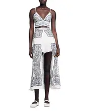 Sandro Bandana Motif Skirt Shorts