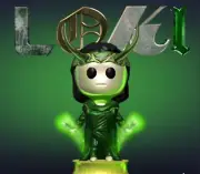 UNPAINTED Loki - Marvel TVA Chibi Style 3D Printed Mini Figure BH