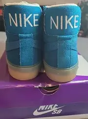 Nike SB Zoom Blazer Mid PRM Plus Green Abyss Size Mens 10 Mew With Box!