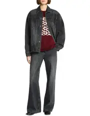 [Sass & Bide] The Runaways Wide Leg Jean in Washed Black