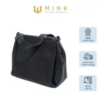 在飛比找蝦皮購物優惠-Popay-bag 手提包 MINK 正品牛皮 1 優質黑色