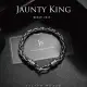 【Jaunty King】JK銀飾 鎖鍊麻花粗曠 925純銀 手鍊(男生手環｜純銀手鍊｜造型手鍊｜粗礦手鍊｜個性手鍊)