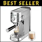 Compact 20 Bar Espresso Machine with Milk Frother for Barista-Style Coffee