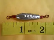15 PCS. TROLLING SINKER W/#7 RED BARREL SWIVEL 5/8 OZ. G/QUALITY F/DO-IT MOLD
