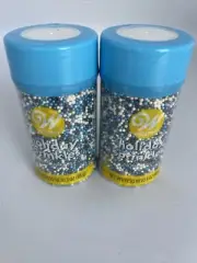 Wilton Blue White Silver Nonpareils Sprinkles Cake Decorations 3oz Ea 2 Pack