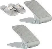 Shoe Slot Organizer,Double Layer Sneaker Organizer | 2X Folding Shoe Storage Space Saving Shoe Racks for Closet Organization