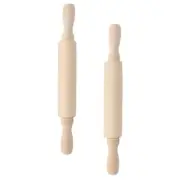 2 Pcs Baking Rollers Fondant Rolling Pin Mini Dumpling Skin Child