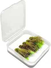 5 Pieces Fly Fishing Lures, Artificial Fishing Lures, Lifelike Supplies with Storage Box, Equipment with Hook Gear