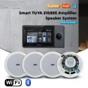 WiFi Audio Amplifier Music Panel Ceiling Speaker System Home 25W AC 110-250V
