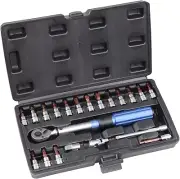 1/4IN Drive Click Torque Wrench Set, 23Pc - 2-22Nm Dual Direction 20-200 In