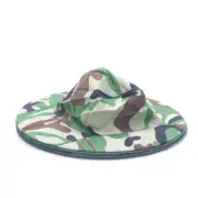 Mosquito Green Camouflage Insect Bug Mesh Head Net Face Protector Hat YXJL