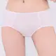 SWEAR 思薇爾 牛奶紗系列M-XL素面中低腰平口內褲(柔粉色)