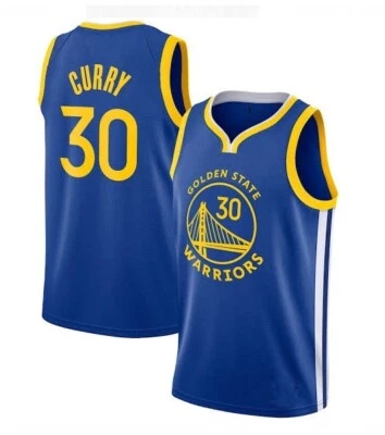 Steph Curry #30 Warriors Blue On Court Replica Jersey Men's