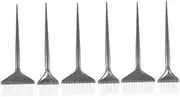 MOTHNUR 6pcs Hair Dye Brushes Widened Coloring Comb Long Handles for Salon Home Use Professional Hair Tint Tools for Even Application and Easy Cleaning