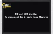 26 Inch Arcade Monitor, 4:3 Ratio LCD Gaming Monitor for HDMI/VGA/CGA/EGA Arcade