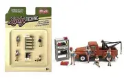 FIGURES SET LADY MECHANIC 1/64 scale ACCESSORY AMERICAN DIORAMA 76484MJ