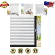Large Decorative Window Film - Static Cling Blinds for Ultimate Privacy & Light