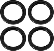 Shaft Seal TC 55 x 72 x 10 mm NBR Rubber Double Lip Radial Seal Oil Shaft Seal for Bearing Shafts Industrial Applications Pack of 4