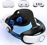 Comfort Head Strap for Meta Quest 3S/Quest 3/Quest 2, VR Headset Strap Enhanced Support Reduce Pressure