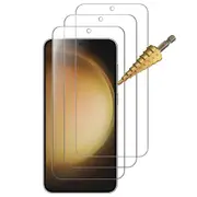 3pcs Tempered Glass Screen Protector Phone Guard for Samsung Galaxy S23 Front