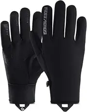 Outdoor Gloves Winter Men and Women Touch Screen Waterproof Plus Velvet Non-Slip Riding Windproof Full Finger Thick Warm Sports Mountaineering