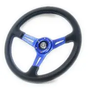 Ez-go POLARIS Ranger Blue steering wheel golf cart W/ Adapter 3 spoke Club Car