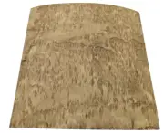 Eucalyptus Pommele Burl wood veneer sheet 9" x 9" on paper backer 1/40" thick