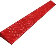 2pcs Portable Lightweight Ramps，Threshold Ramps,Wheelchair Ramp Non-Slip for Sweeping Robot,Doorways,Stairs,Steps,Curbside and Mobility Scooters(Red,100 * 22 * 10cm)