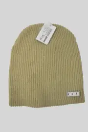 Neff Mens Brown Twill Daily Beanie New