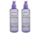 2x Pink Sky WILD FLOWER Refresh Body Oil 8. 11 fl New