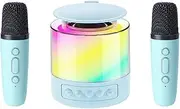 Karaoke Machine for Adults | Singing Speaker | Home Speaker with Wireless Microphones for Adults Kids with Lights for Parties