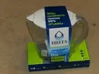 Brita Large 10 Cup Water Filter Pitcher W/ 1 Brita Elite Filter White NEW SEALED