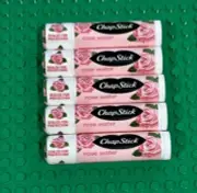 Five Chapstick Rose Water Lip Balm Lot New