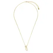 LUXURY LETTERS C INITIAL PENDANT GOLD