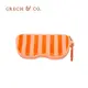 Grech&Co.矽膠眼鏡盒/ 條紋粉