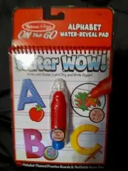 Melissa & Doug On the Go Water Wow! Reusable Water-Reveal Activity Pad -