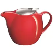 Avanti Camelia 750ml Ceramic Brewing Teapot Tea Maker Kettle Fire Engine Red