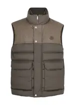 Moncler Rance Panelled Quilted Shell Gilet - Tan - 4 (UK42 / XL) 4 (UK42 / XL)