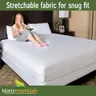 Waterproof Zippered Mattress Encasement Six-Sided Protector Hypoallergenic Cover