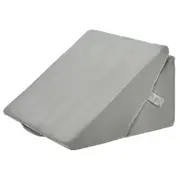 Giantex Bed Wedge Pillow Adjustable Memory Foam Incline Cushion w/Elevated Support for Leg Knee Back Grey