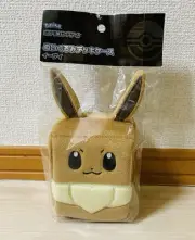 New Pokemon Card Plush Deck Case Eevee Japanese box