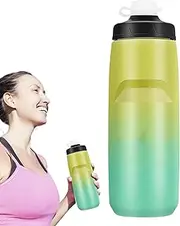 Cycling Water Bottle - 750ml Gradient Sports Water Container,Leakproof Drink Cup, Portable Fast Drinking Nozzle, Gym Supplies For Running Hiking