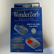 Shoe Inserts for Plantar Fasciitis BRUISED Sore Heel Silicone GEL HEEL CUPS 4500