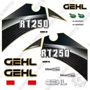 Fits GEHL RT250 Gen: 2 Decal Kit Track Loader - 7 YEAR 3M VINYL!