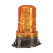 Narva Single Flash Strobe Light - Flange Base - Amber, 12-80V