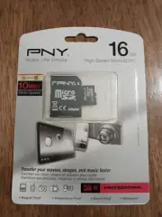 PNY 16GB Hi Speed MicroSDHC Class 10 Card