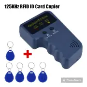 Handheld RFID ID Card Copier Key Reader Writer Duplicator + 5 Tags 125KHz